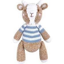Crochet Gabby Goat Ring Rattle