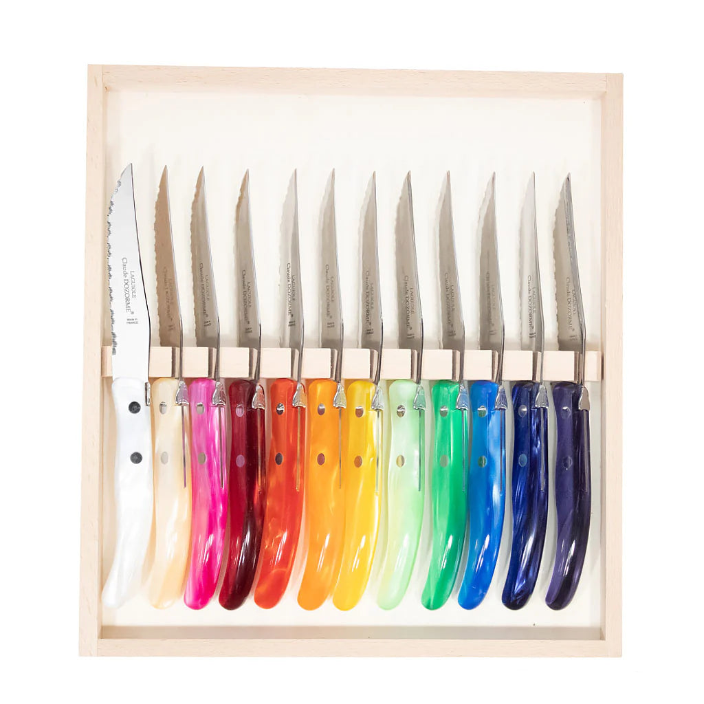 Laguiole Berlingot Set of Twelve Steak Knives