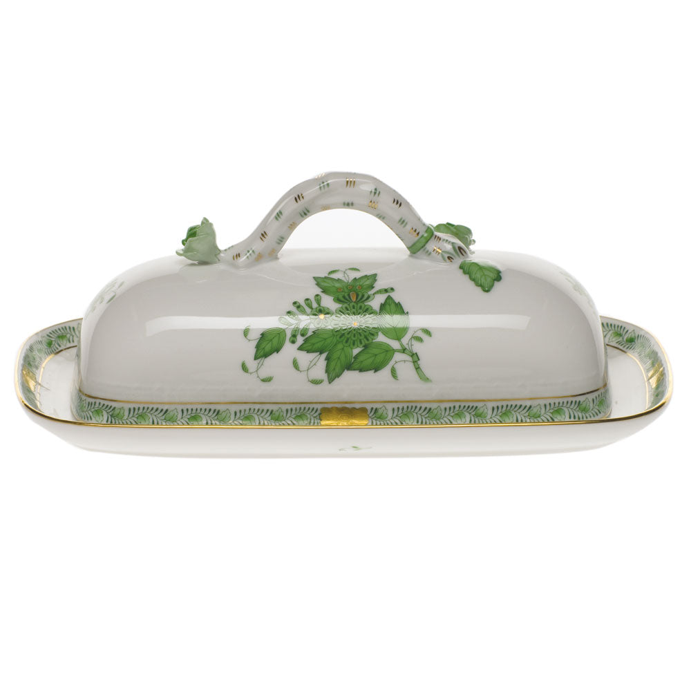 Herend Butter Dish w/Branch
