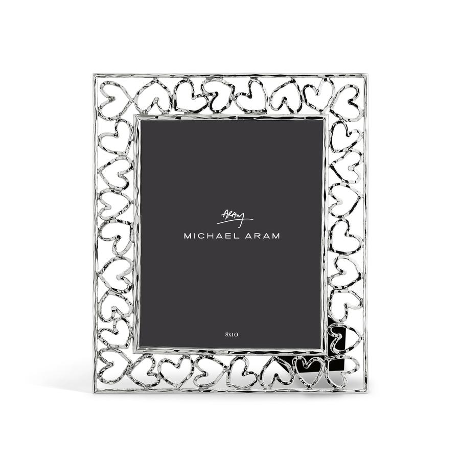 Michael Aram Heart Frame Silver - 8" x 10"
