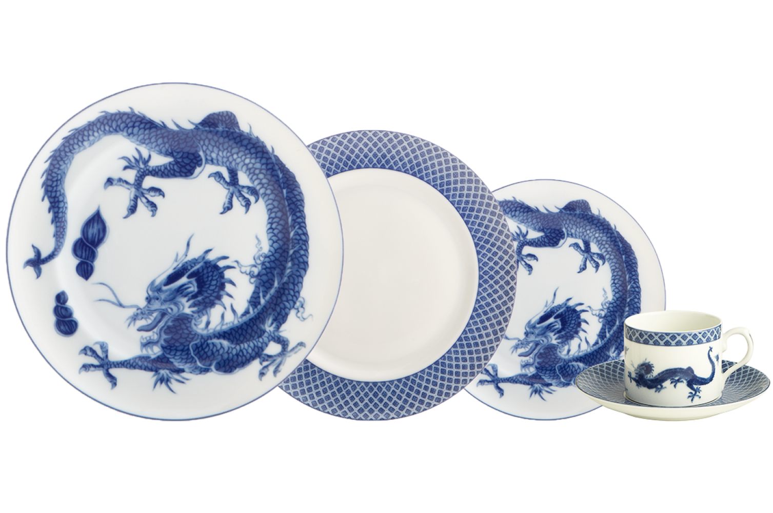 Mottahedeh Blue Dragon Dinnerware Collection