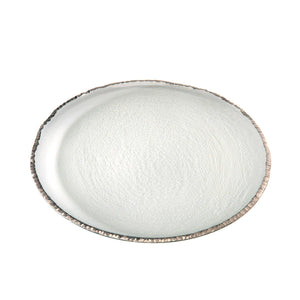 Edge Charger/Serving Plate, Platinum