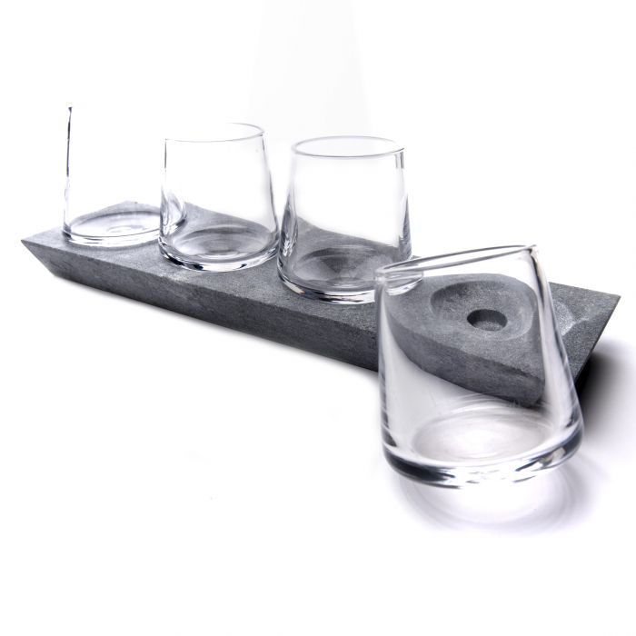 Simon Pearce Alpine Whiskey Glasses, Set of 4 - Thumbnail 3