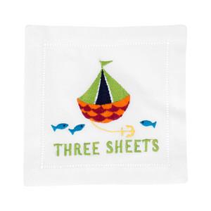 Three Sheets Cocktail Napkins, S/4