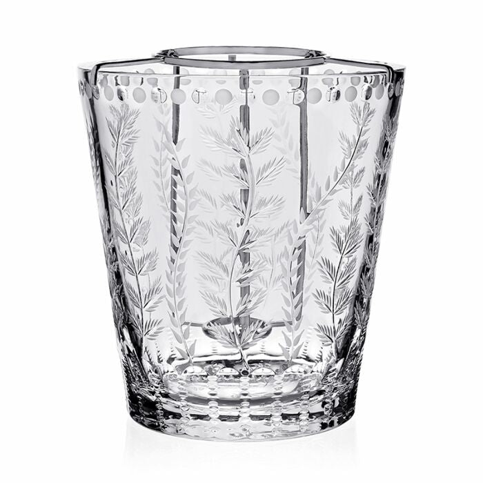 Fern Champagne Bucket with Bottle Holder 9"