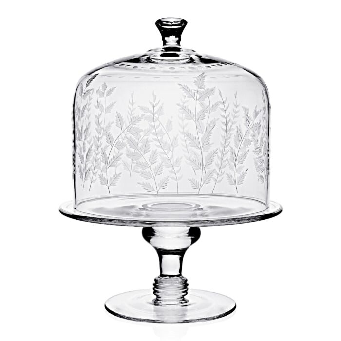 Fern Cake Plate & Dome