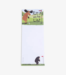 Putt It on The List Magnetic List