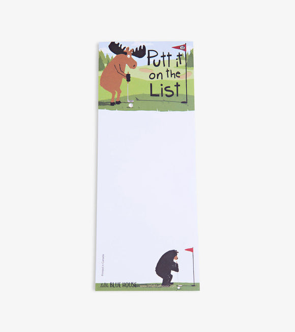 Putt It on The List Magnetic List