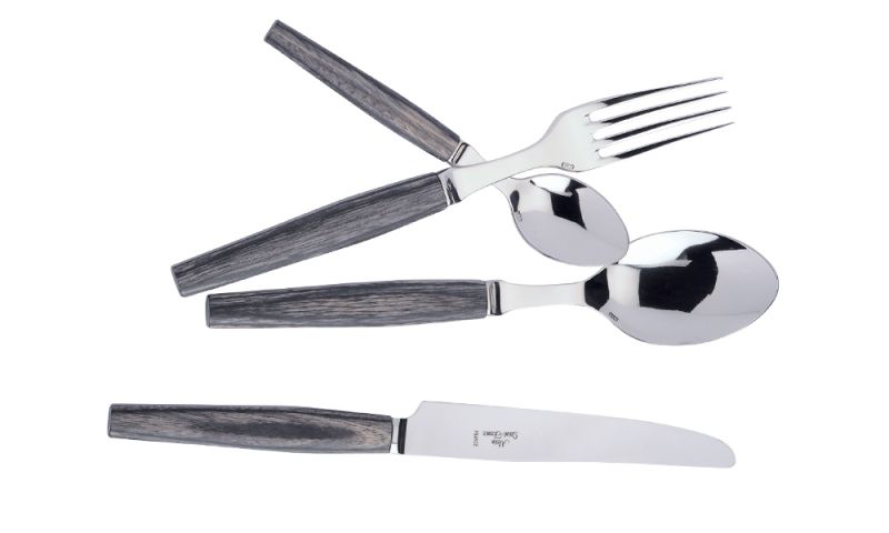 Geneve Ebony Flatware - 5 Piece Place Setting - Thumbnail 2