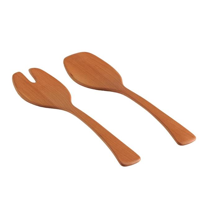 Salad Servers, 13" Cherry - Thumbnail 3