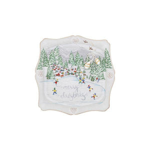 Juliska Berry Thread North Pole Merry Christmas Trinket Tray