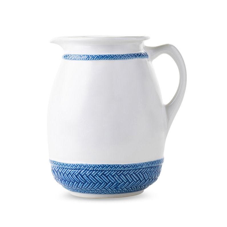 Juliska Pitcher/Vase Le Panier Delft 8.25"