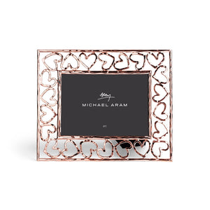 Michael Aram Rose Gold Heart Frame - 5" x 7"