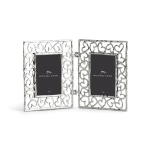 Michael Aram Heart Hinged Silver Frame 2x3