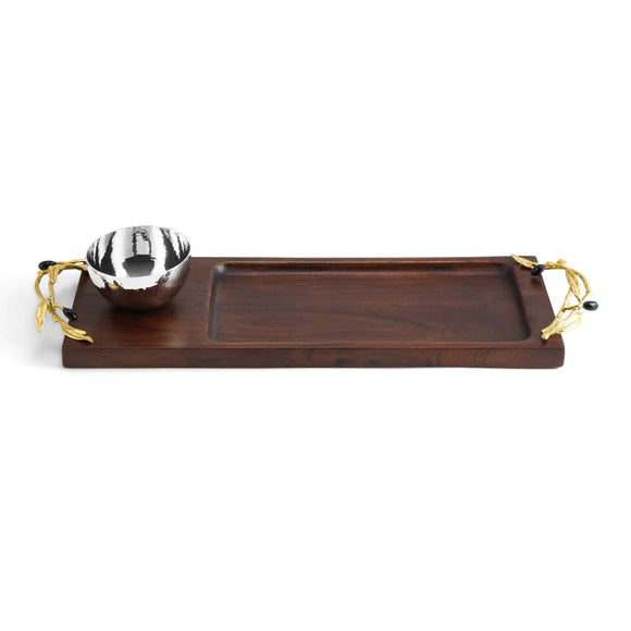 Michael Aram Olive Branch Dipping Board