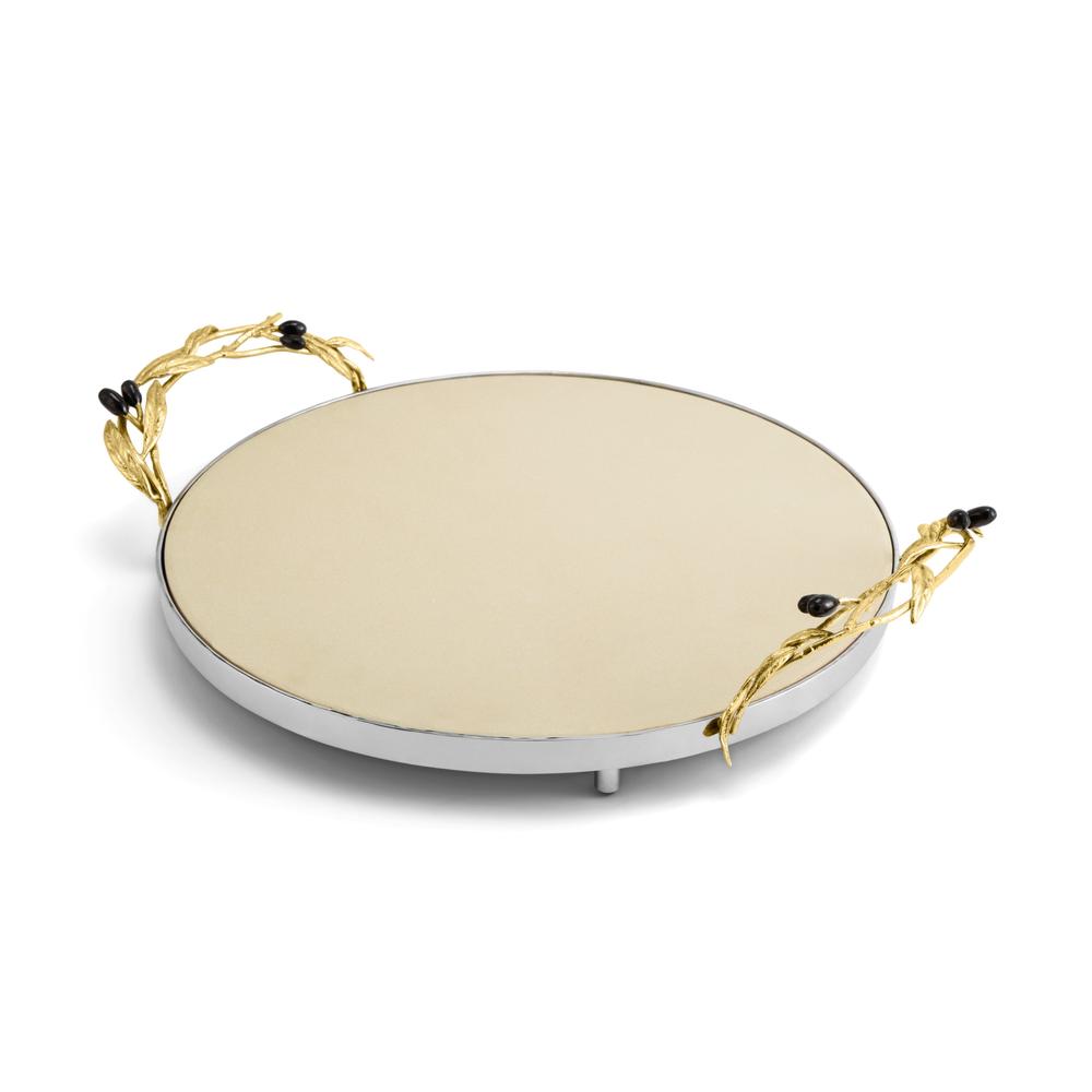 Michael Aram Olive Branch Pizza Stone - Thumbnail 2