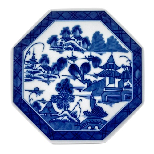 Mottahedeh Blue Canton Octagonal Tile