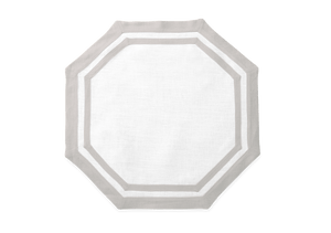Matouk Double Border Octagon Placemat - Set of 4,