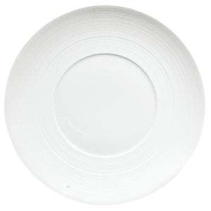 Hemisphere Charger Plate - White Satin