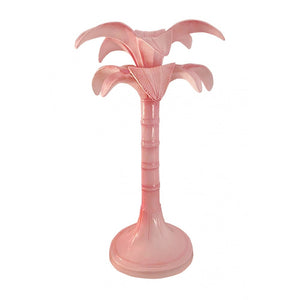 Medium Palm Pink Candleholder