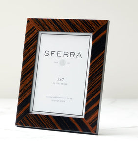 Sferra Atrani Frame Chocolate/Black 4x6