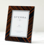 Sferra Atrani Frame Chocolate/Black 4x6