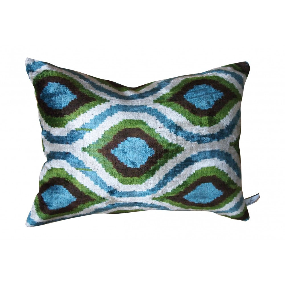 Silk Velvet Rectangle Pillow - Thumbnail 2