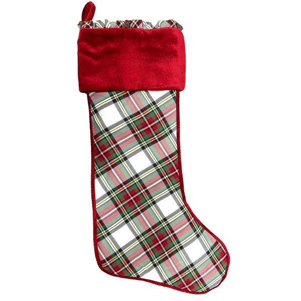 Juliska Stewart Tartan Stocking - DISCONTINUED