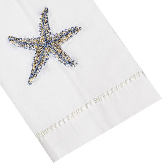 Starfish Tip Towel, Blue
