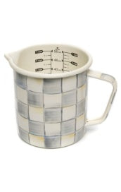 Sterling Check Enamel 7 Cup Measuring Cup