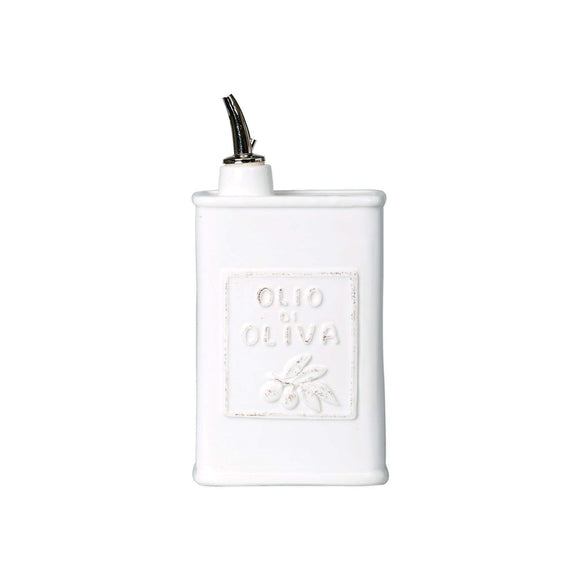 Lastra Olive Oil Can - White